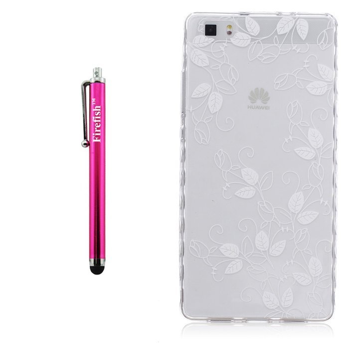 Huawei P8 Lite Case, Firefish Durable Soft TPU Back Case [Soft-Flex] Drop Protection Scratch-Resistant Cover Skin... N216