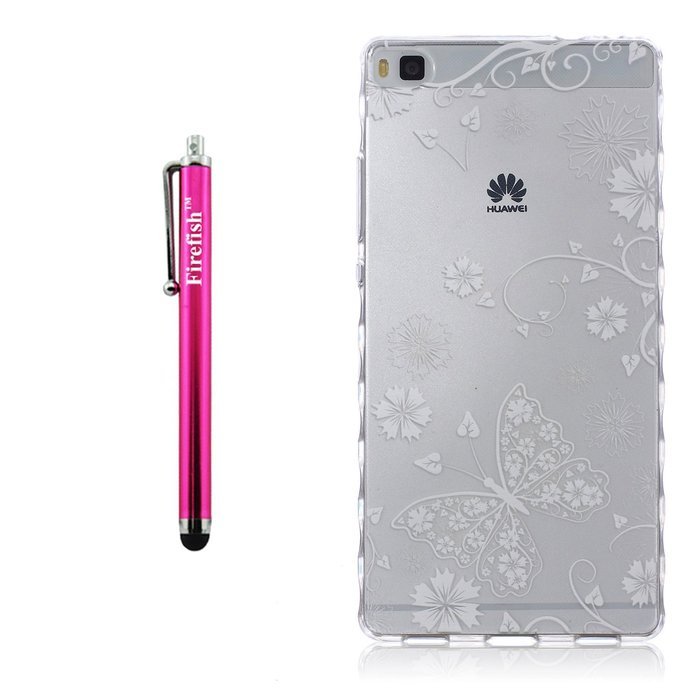 Huawei P8 Lite Case, Firefish Durable Soft TPU Back Case [Soft-Flex] Drop Protection Scratch-Resistant Cover Skin... N222