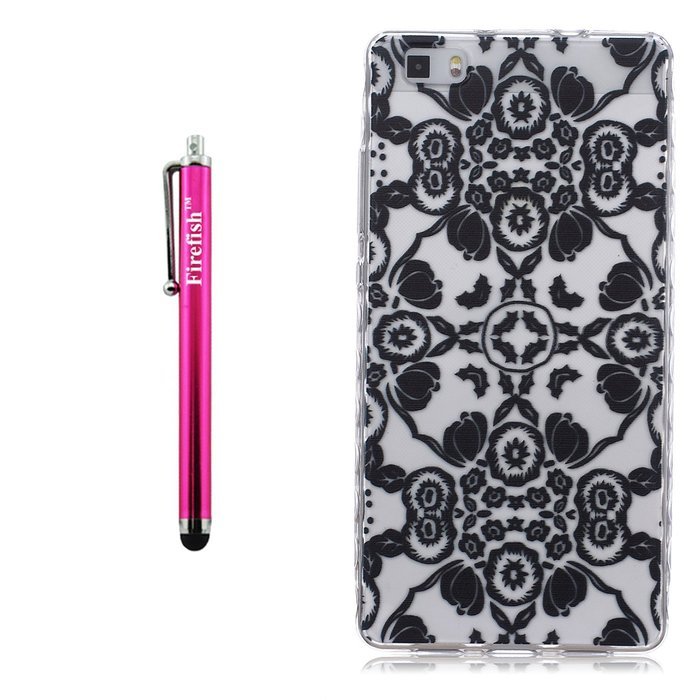 Huawei P8 Lite Case, Firefish Durable Soft TPU Back Case [Soft-Flex] Drop Protection Scratch-Resistant Cover Skin... N225