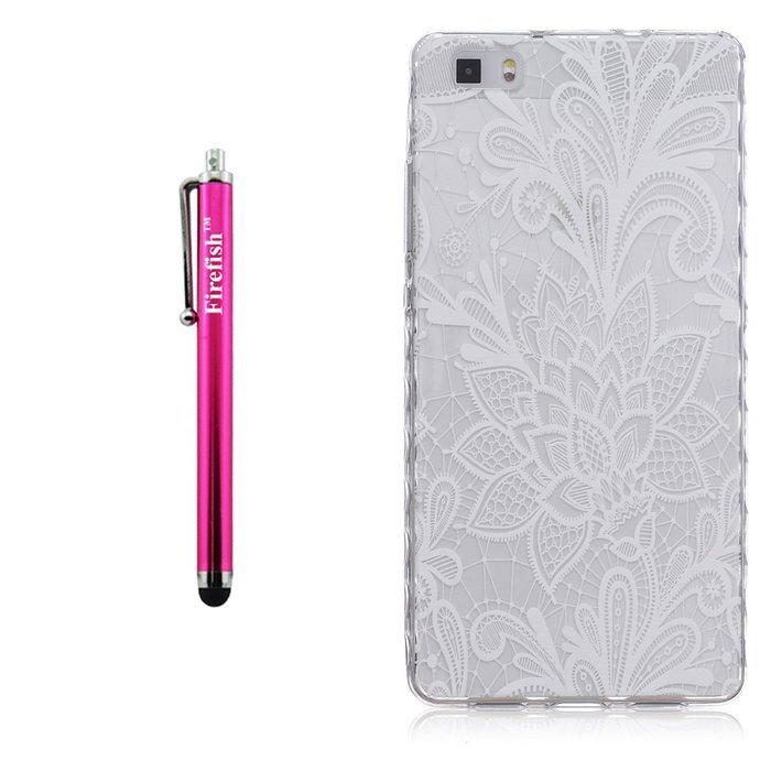 Huawei P8 Lite Case, Firefish Durable Soft TPU Back Case [Soft-Flex] Drop Protection Scratch-Resistant Cover Skin... N229