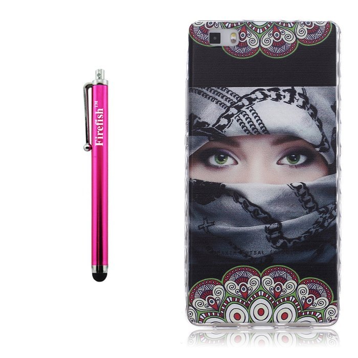Huawei P8 Lite Case, Firefish Durable Soft TPU Back Case [Soft-Flex] Drop Protection Scratch-Resistant Cover Skin... N235