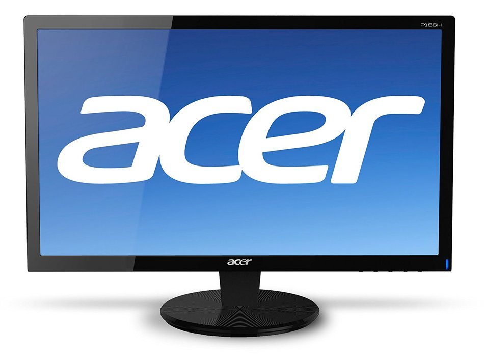 18.5" Acer P186H 720p Widescreen LCD Monitor (Black)