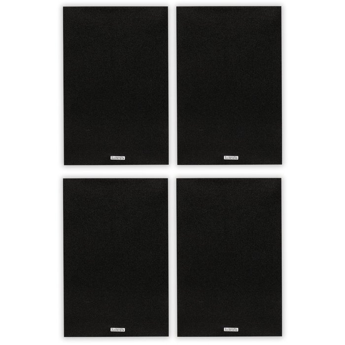 Acoustic Audio PSS-62 Bookshelf 6.5" Speakers 300 Watt 2 Way Home Theater Audio 2 Pair Pack PSS-62-2PR