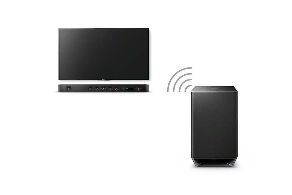 Sony HT-ST9 7.1CH 380W Premium Bluetooth Sound Bar with Wireless Subwoofer (Certified Refurbished) N7