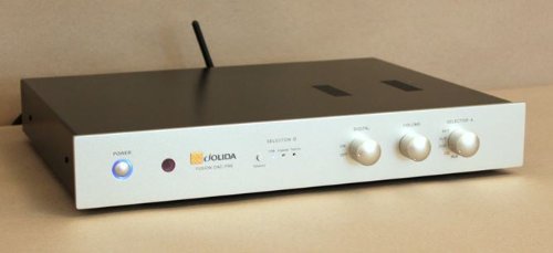 Jolida Fusion DAC Pre - Active Tube Preamplifier with a full DAC and Bluetooth (Silver)