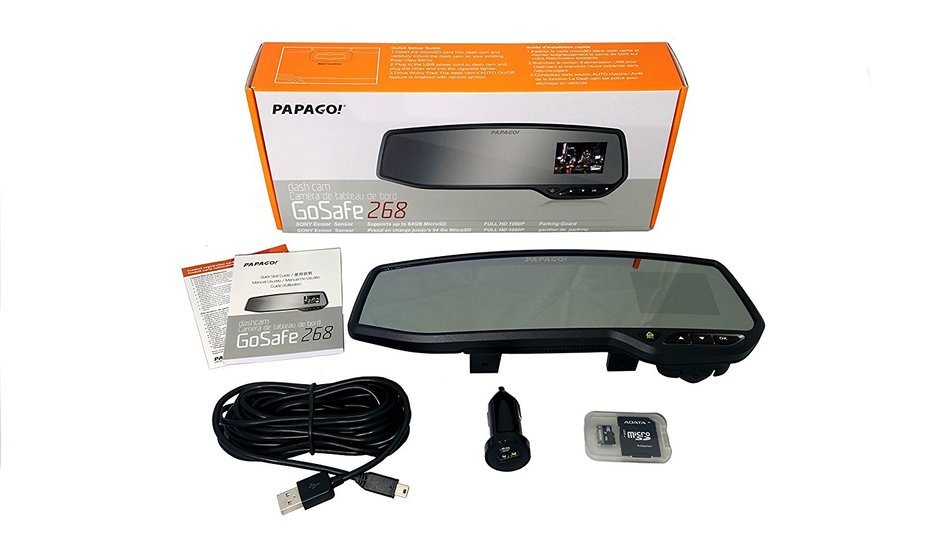 PAPAGO Car Dash Camera GoSafe 268 Full HD Dash Cam 1080P Car DVR with GPS Option, SONY EXMOR SENSOR Full Mirror...