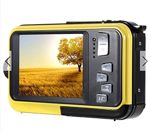 Amkov W599 24MP 2.7 Inch Double Screen Waterproof Anti-shake 16X Zoom 1920x1080 HD Camera N2