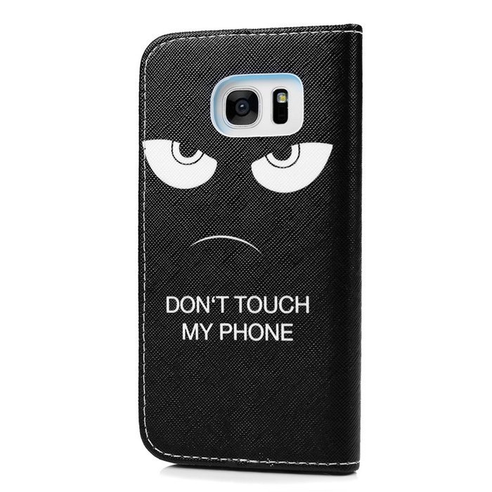 S7 Edge Case,Samsung Galaxy S7 Edge Case - Wallet Folio Flip Premuim PU Leather Case Colorful Print Design with... N36