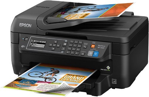 Epson WorkForce WF-2650 All-In-One Wireless Color Printer with Scanner, Copier and Fax N3