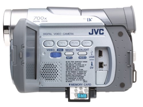 JVC GRD90 MiniDV Camcorder with 3.5" LCD, 16x Optical Zoom, 8MB, and MMC (Discontinued by Manufacturer) N3