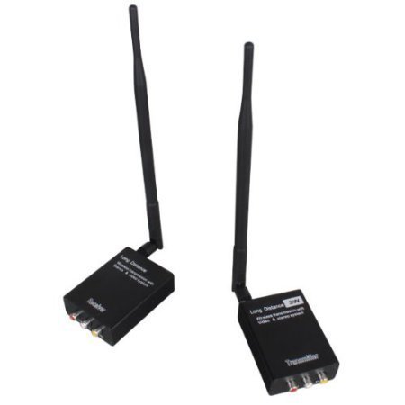 RioRand 2.4GHz Wireless 3W Audio Video AV Transmitter Sender Receiver CCTV