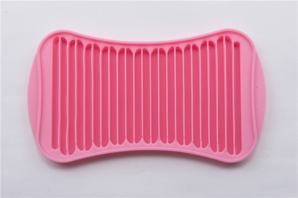 6 Cavity Little Cylinder with Flower Edge Silicone Chocolate Cake Ice Chocolate Soap Candle Baking Mold Food Grade N3