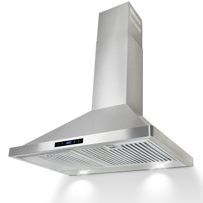 GOLDEN VANTAGE 30" Wall Mount Range Hood GVBI-30S Stainless Steel Vent Hood W/Baffle Filters N4