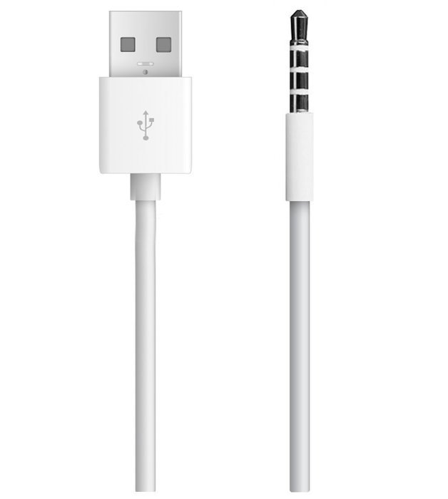 USB Charger Data SYNC Cable, AUX Audio Plug 3.5mm Jack to USB 2.0 Male Adapter for Beats by Dr.Dre Studio 2.0...