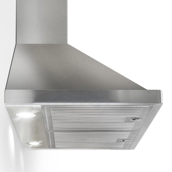 GOLDEN VANTAGE 30" Wall Mount Range Hood GVBI-30S Stainless Steel Vent Hood W/Baffle Filters N6