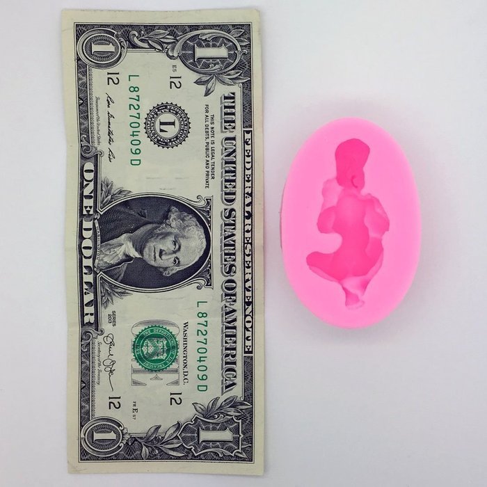 Okallo Products Silicone Baby Mold for Chocolate, Candy, Baking and More. Great for Baby Showers and Gender Reveals! N3