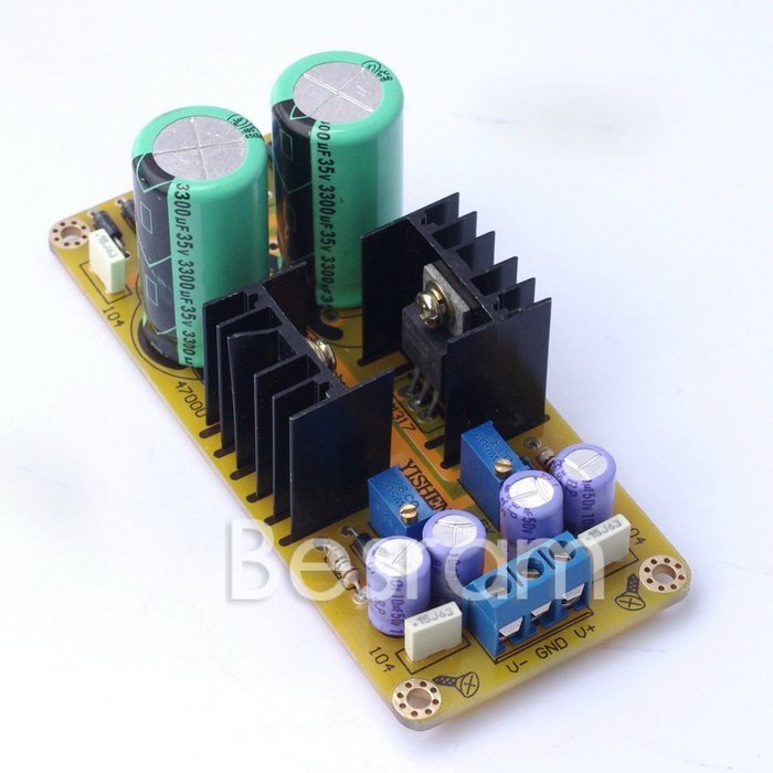LM317 LM337 DC Voltage Regulator Adjustable Power Supply for HIFI Stereo 1.5A N5