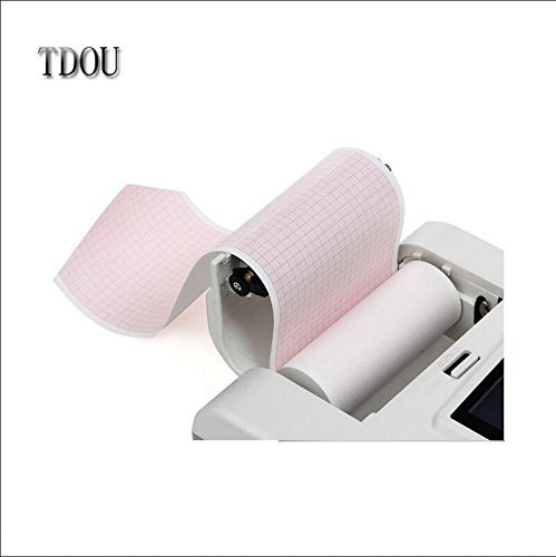 TDOU Thermal paper Roll ECG Paper 110mm20M for CE Marked Digital 12 Leads 3/6 Channel ECG Machine ECG600G Insulation... N5