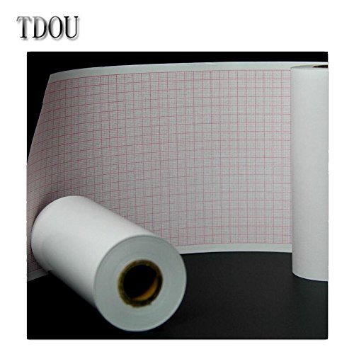 TDOU Thermal paper Roll ECG Paper 110mm20M for CE Marked Digital 12 Leads 3/6 Channel ECG Machine ECG600G Insulation... N6