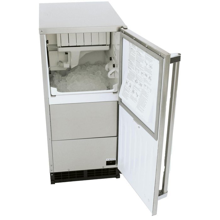 Luxor 44 Lb. 15-inch Outdoor Ice Maker - Stainless Steel - Aht-od-im N2