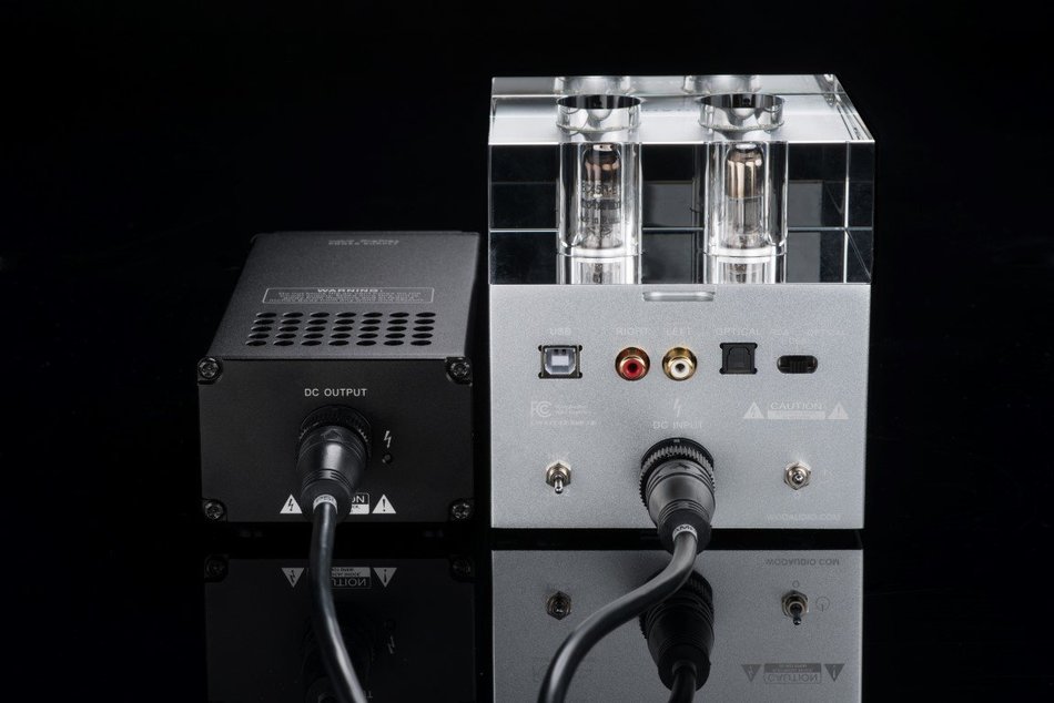 Woo Audio WA7d Fireflies Duo Headphone Amplifier/DAC in Silver