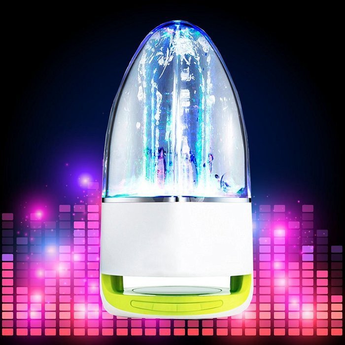 KoTeel Wireless Bluetooth Speaker Water Dancing Speaker for Smartphones Tablets MP3 MP4(Green) N3