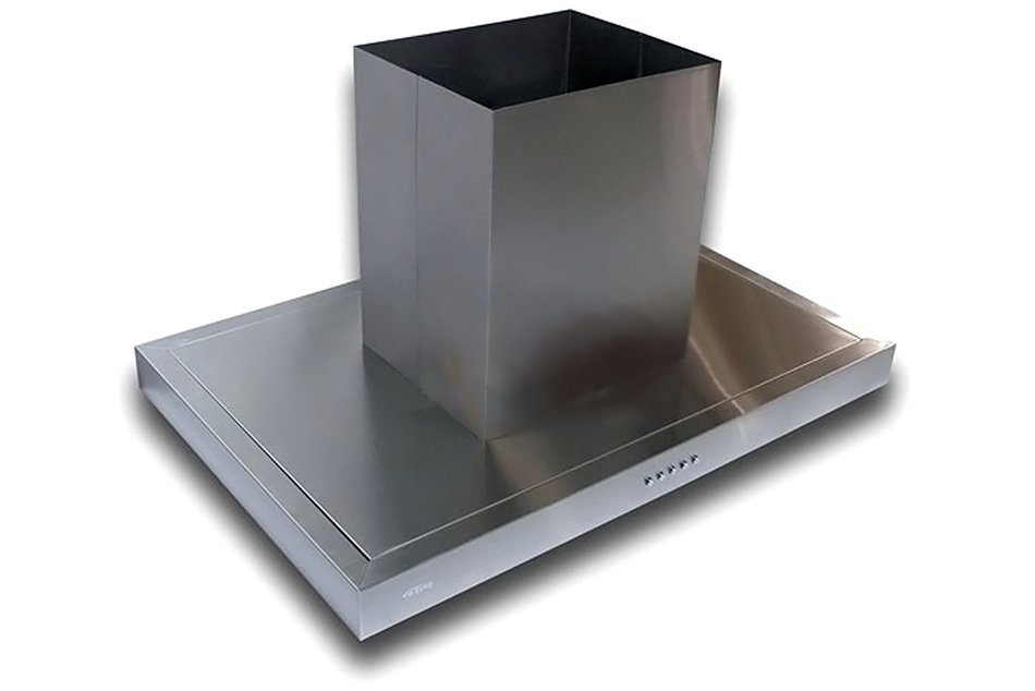 CAVALIERE 48" Island Mounted Stainless Steel Kitchen Range Hood 860 CFM Spagna Vetro Econo Series SV198Z2-I48M N4
