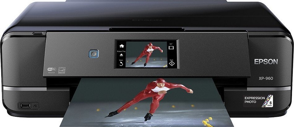 Epson - Expression Photo XP-960 - C11CE82201 Wireless Small-in-One Printer - Black
