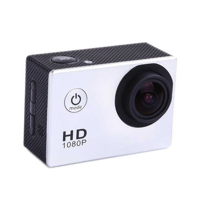 Generic Pro 1080P HD Action DVR Camcorder White