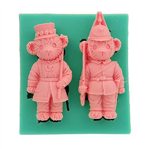 Let'S Diy Bear Silicone Cake Molds Non-Stick Fondant Jelly Sugar 3D Soap Moulds Kitchen Accessories N3