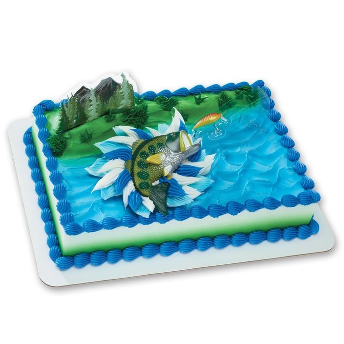 Catching the Big One DecoSet Cake Decoration