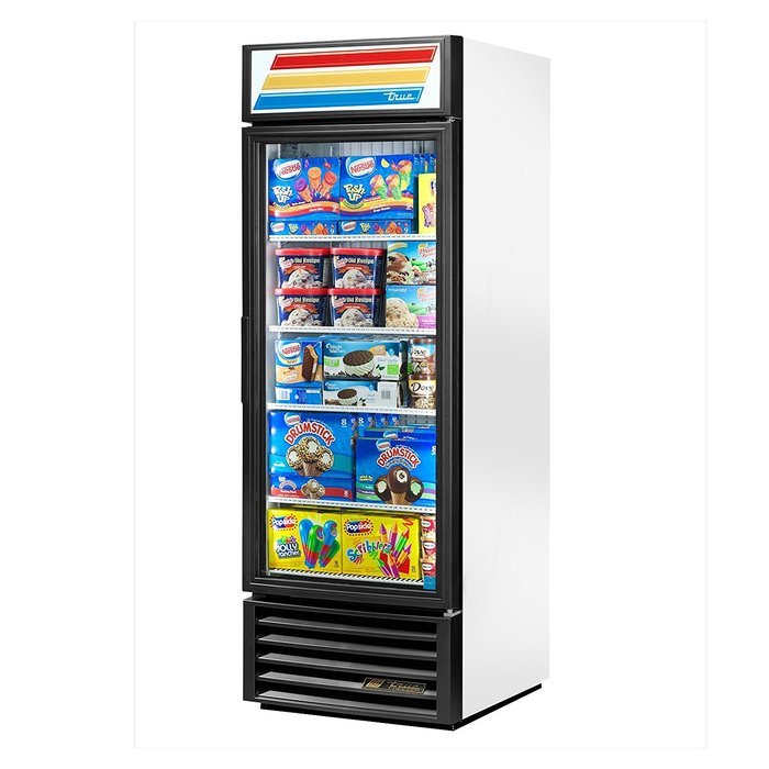 True GDM-23F-LD Freezer Merchandiser - 27 Inch - 1 Section with 1 Glass Door