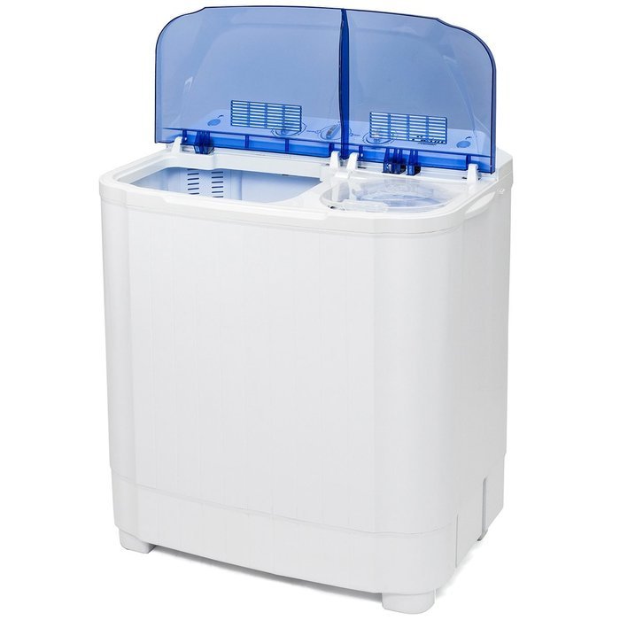 Ensue Mini Portable Washer Machine Electric With Spin Cycle 8 LBS Laundry Load N5