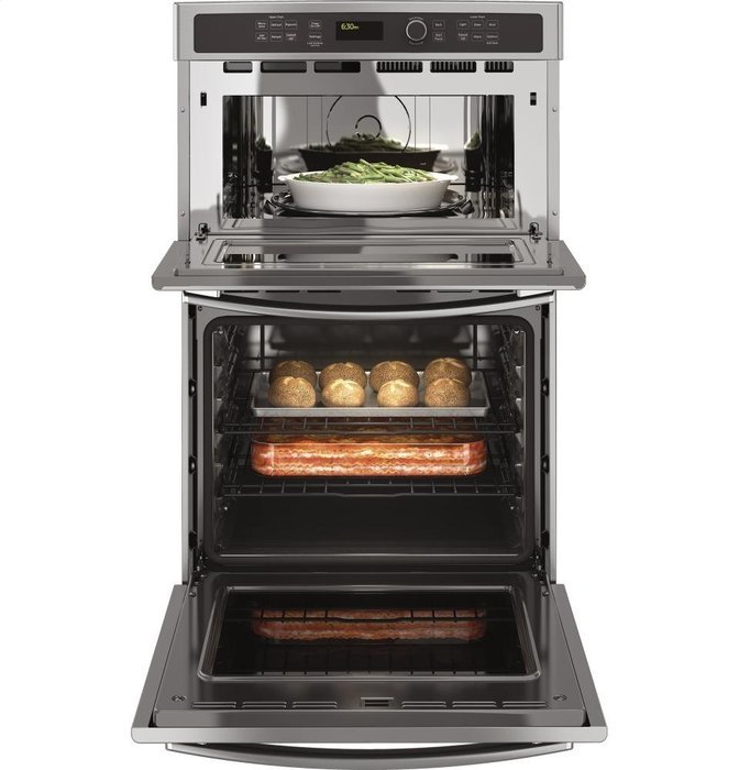 GE JK3800SHSS 27" Stainless Steel Electric Combination Wall Oven N2