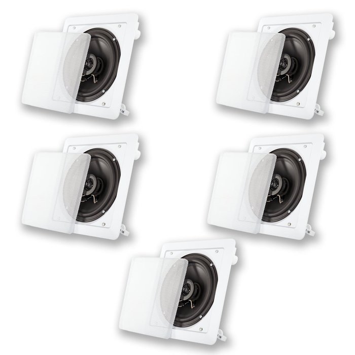 Acoustic Audio LC265i In Ceiling 6.5 Home Theater 5 Speaker Set 1250W LC265i-5S