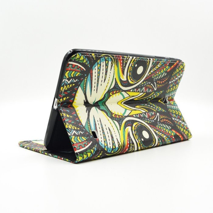 Tab 4 7.0 Case, Firefish Damage Resistance Case Premium PU Leather Wallet Card Slots Kickstand Feature Case for... N376