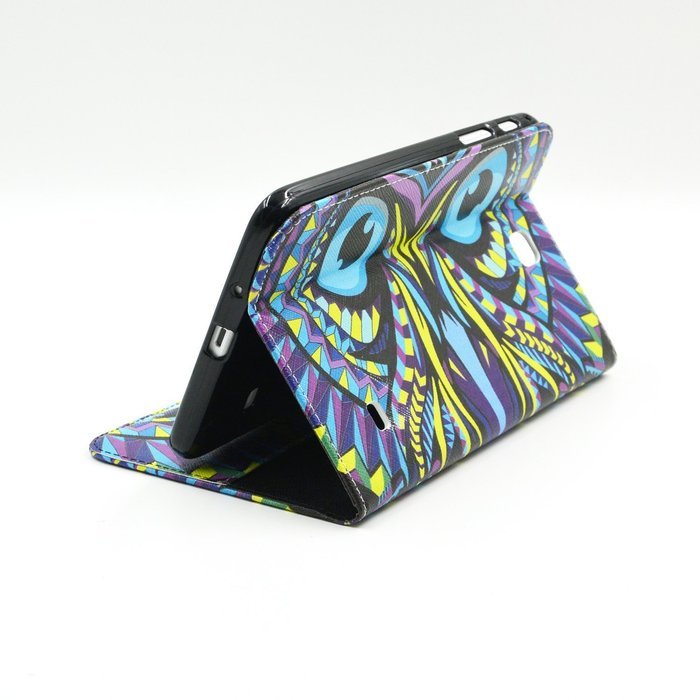 Tab 4 7.0 Case, Firefish Damage Resistance Case Premium PU Leather Wallet Card Slots Kickstand Feature Case for... N378