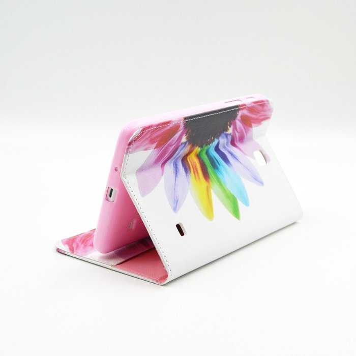 Tab 4 7.0 Case, Firefish Damage Resistance Case Premium PU Leather Wallet Card Slots Kickstand Feature Case for... N386