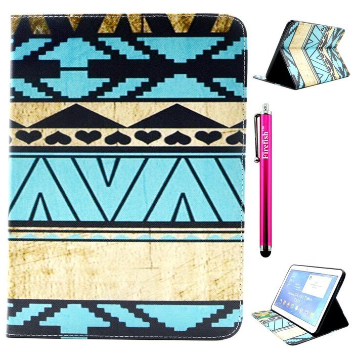 Tab 4 7.0 Case, Firefish Damage Resistance Case Premium PU Leather Wallet Card Slots Kickstand Feature Case for... N396