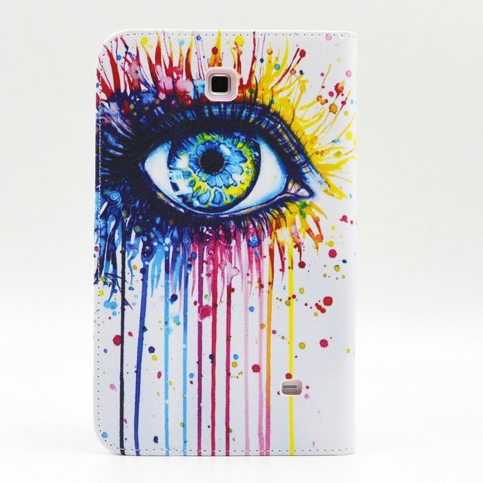 Tab 4 7.0 Case, Firefish Damage Resistance Case Premium PU Leather Wallet Card Slots Kickstand Feature Case for... N408