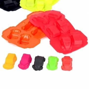Anyana Mini Car Silicone Mold Cake Bread Jelly Chocolate Soap Mould Silicone Baking Mold N4