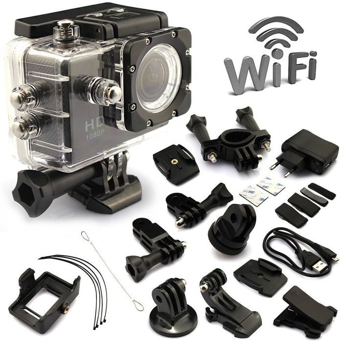 Wifi 12MP HD 1080P Car Bike Helmet Cam Sports DV Action Waterproof Camera SJ4000 N2