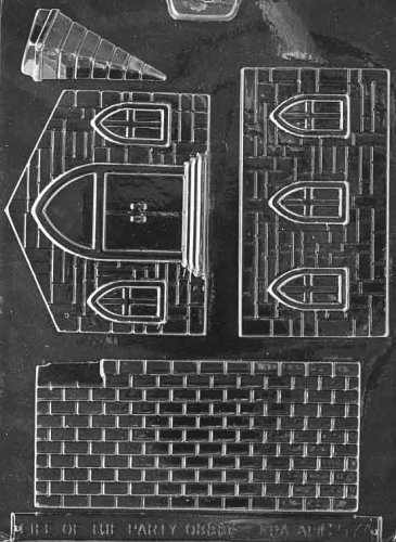 CHURCH 2 Mold Set Christmas Candy Mold Chocolate