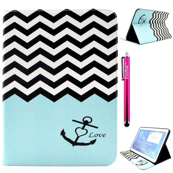 Tab 4 7.0 Case, Firefish Damage Resistance Case Premium PU Leather Wallet Card Slots Kickstand Feature Case for... N427