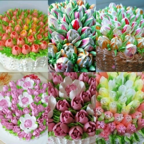 6PCS Russian Tulip Stainless Steel Icing Piping Nozzles Tips Russia Nozzl DIY Stainless Pastry Tips by Kissmytwins N9