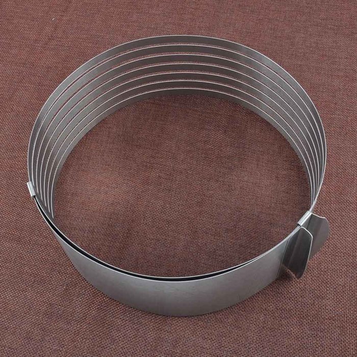 MingHao Co. Ltd Stainless Steel Cake Mousse Mould Cake Bakeware Adjustable Setting Ring N4