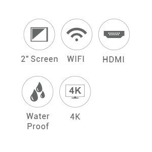 Anchor Pro Action Camera 4K Ultra HD -- Compatible with Wifi -- Waterproof -- 1080p -- Sport Action Camera and... N7