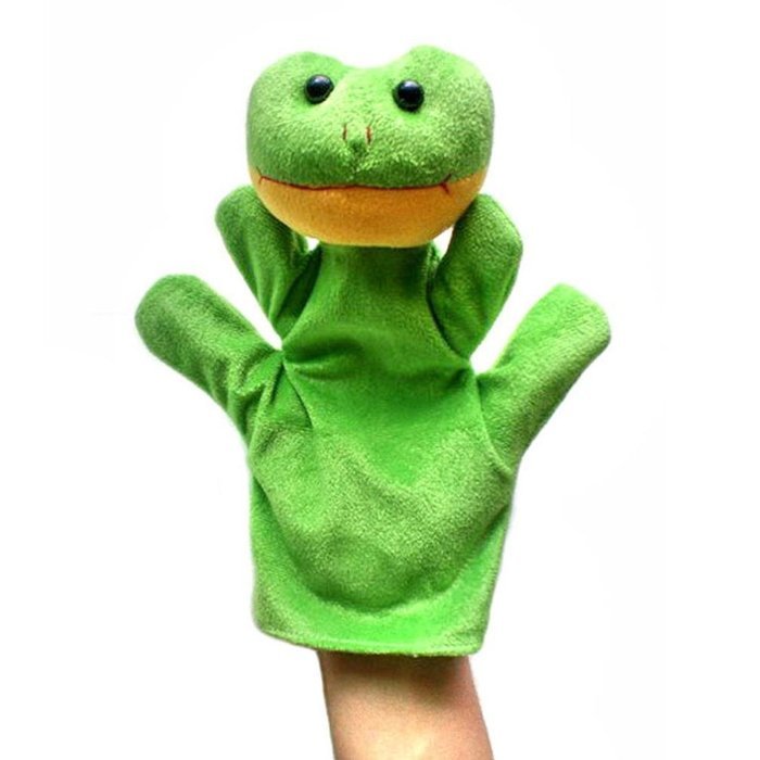 Plush Toy，BeautyVan 1pcs Animal Finger Puppet Plush Gift Toy (Beige) N6