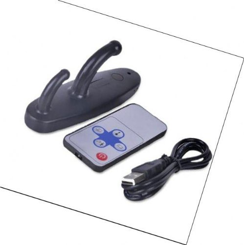 Giftoyou(TM) Mini Black Clothes Hook Motion Detection Spy Camera Hidden DVR Records(Black) N3