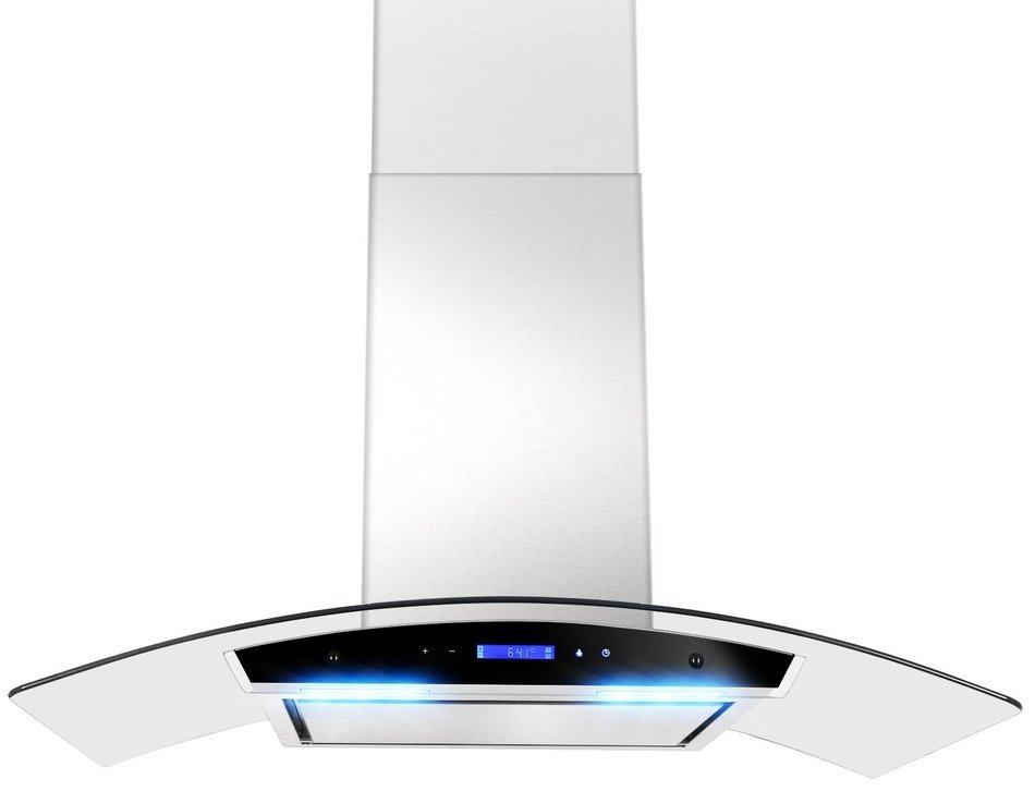GOLDEN VANTAGE 30" GV198KZ4-30 European Style Wall Mount Stainless Steel Range Hood Vent Touch Panel Control Unique...